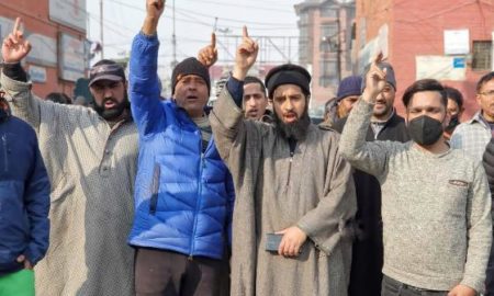 Residents protest as army digs playfield in Srinagar’s Chattabal, say ‘apprehensive about land grabbing’