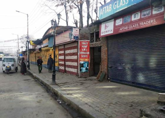 Shutdown in Srinagar