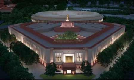 A new parliament building is currently under construction in New Delhi.